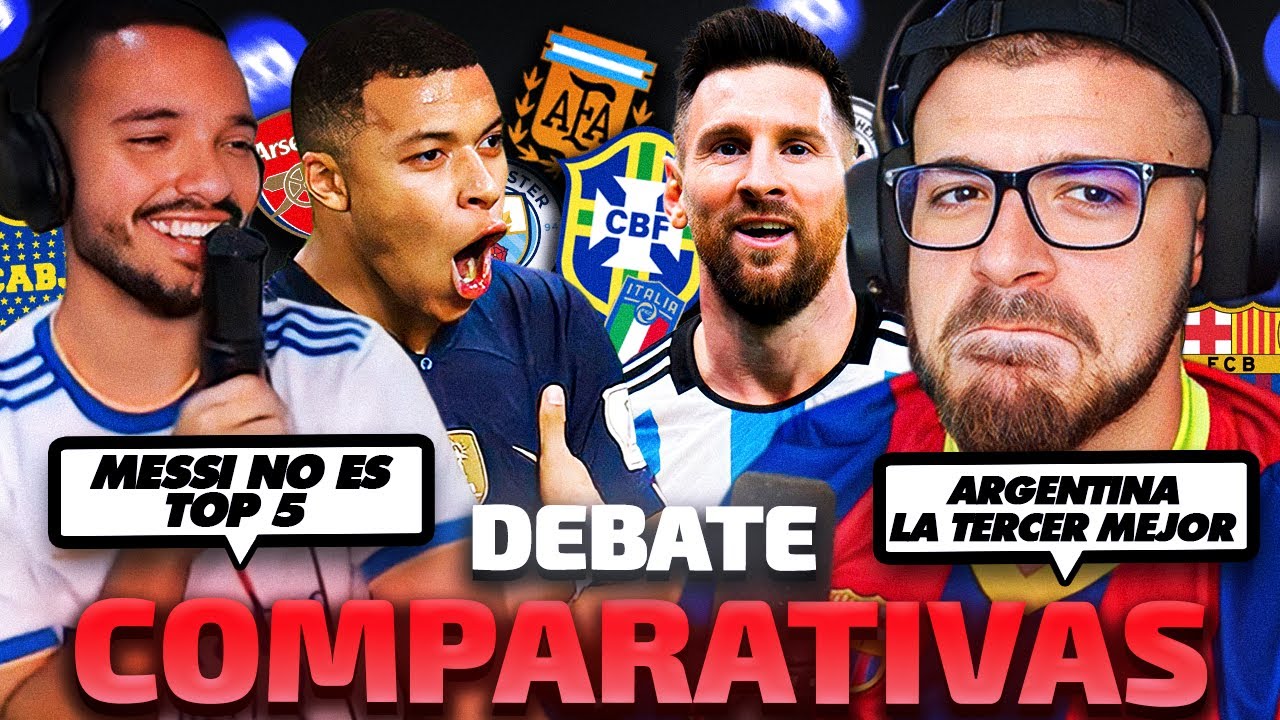 DEBATE PICANTE DE FÚTBOL: TOP DE JUGADORES, SELECCIONES, CLUBES Y MUCHO MÁS. (TERMEO EXAGERADO)