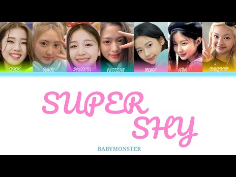 [AI COVER] SUPER SHY BY BABYMONSTER (ORIGINAL BY NEW JEANS)||COLOR CODED||LYRICS||KOREAN\ENG\ROM