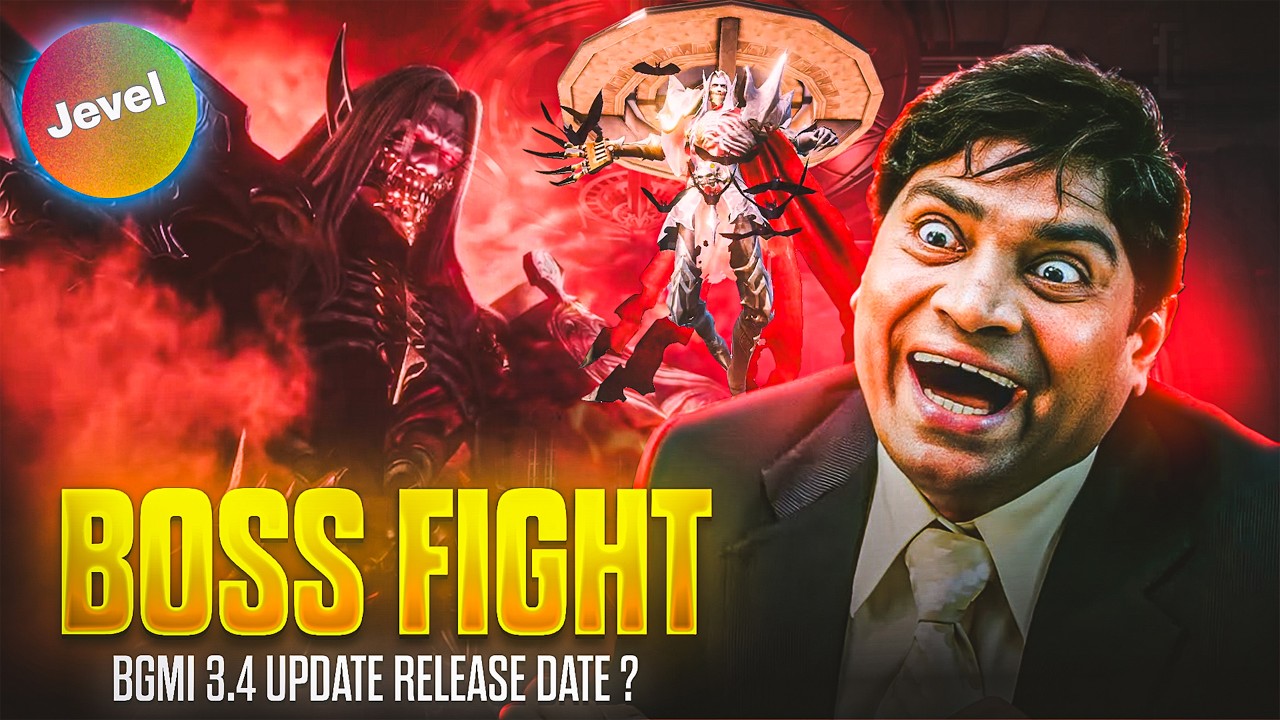 BOSS FIGHT IN 3.4 UPDATE BGMI/PUBG JEVEL COMMENTRY #bgmi #jevel #newupdate