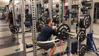 BB Front Squat w/bands Reactive