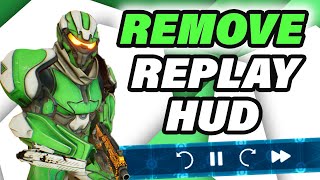 How To Turn Off HUD Overlay In Splitgate Replay