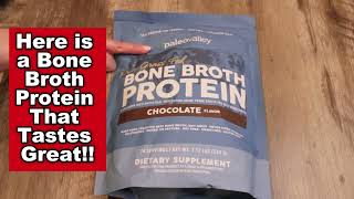 This Paleovalley Bone Broth Protein Powder Tastes REALLY GOOD!!