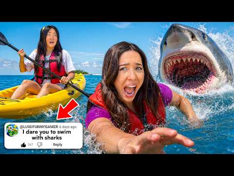 We Went Swimming With Sharks (This Dare Went Too Far!)