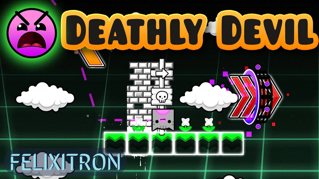 Geometry Dash - Deathly Devil by Felixitron [insane] [100%] [4K60fps]