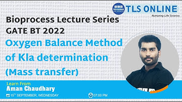 Oxygen Balance Method of Kla determination (Mass transfer)