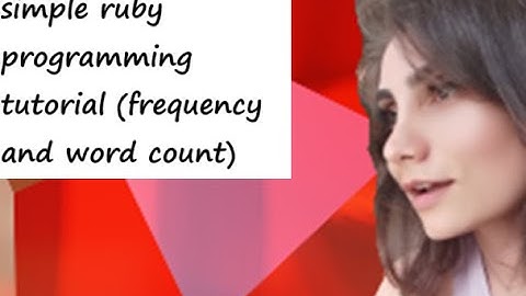 simple ruby programming tutorial (frequency and word count)