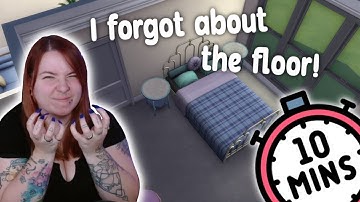 Trying to build a house in ONLY 10 minutes! | Sims4