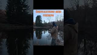 Überraschung beim Feedern, jetzt in meinem neuen Video #angeln #karpfenangeln #feedern