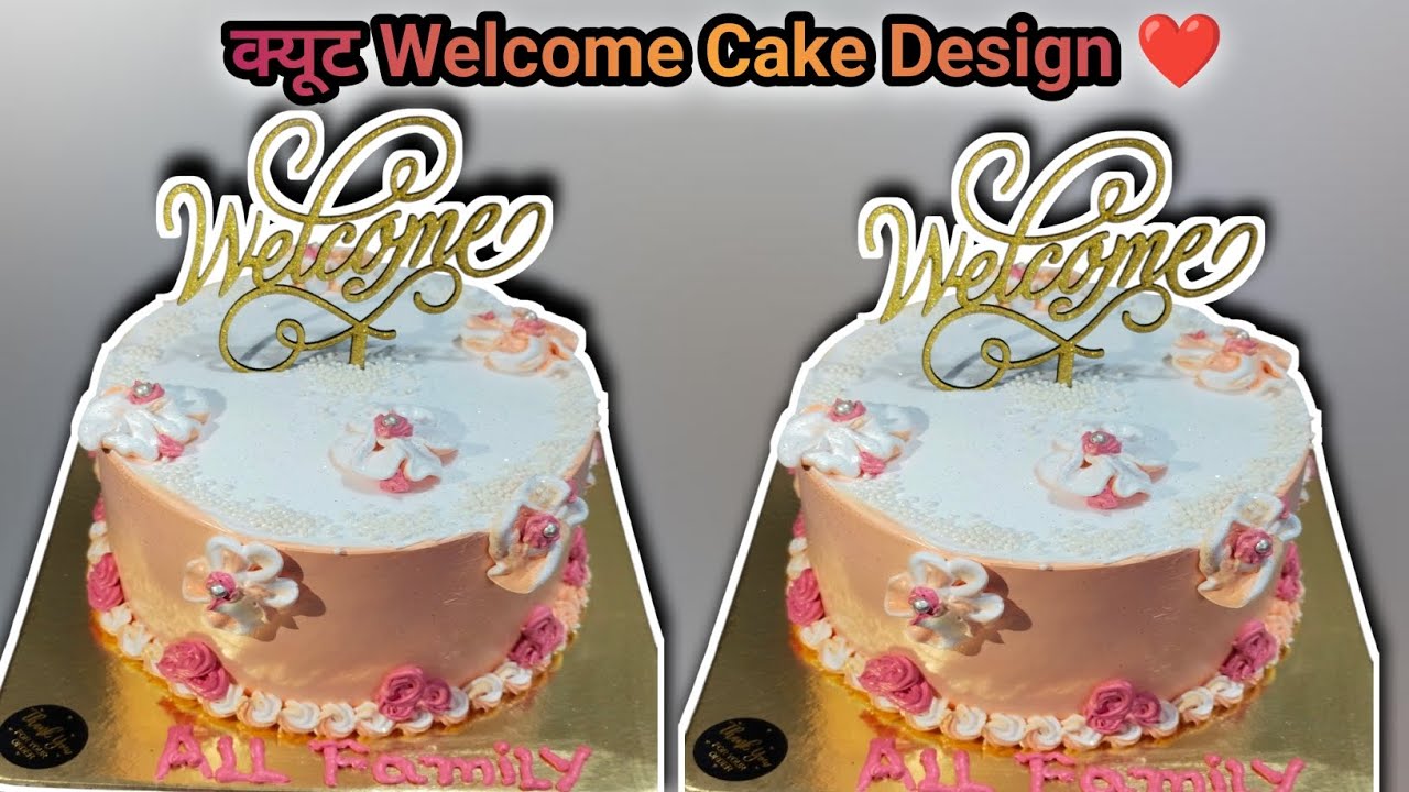 Special Welcome Cake 🎂 | Customer Shocked 😲 | Cake Decorating | Welcome Cake Design#youtubevidio 