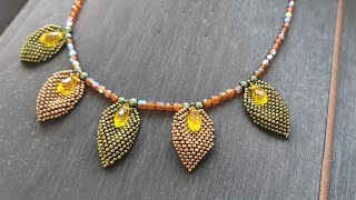 YAPRAK KOLYE MODELİ YAPIMI &amp; LEAF NECKLACE