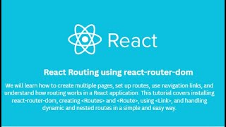 React Router DOM Explained | Complete Beginner Level