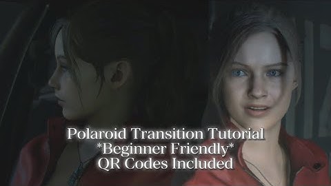 Video Star Polaroid Transition Tutorial *Beginner Friendly* QR Codes Included