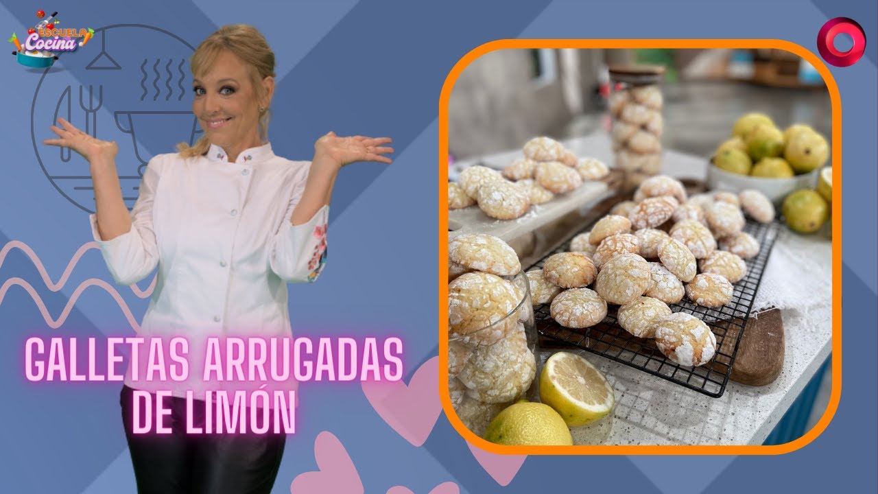 Galletas arrugadas de limón | #EscuelaDeCocina