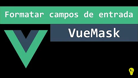 Como colocar uma máscara no input?