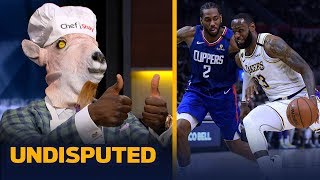 Shannon Sharpe reacts to LeBron's Lakers defeating Kawhi's Clippers 112-103 | NBA | UNDISPUTED