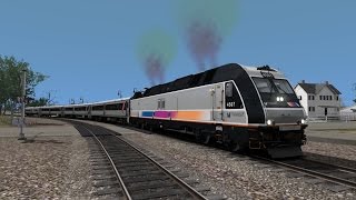 Train Simulator 2016 Gameplay: Running Train 4737 on the North Jersey Coast Line