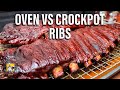 Oven VS Crockpot Ribs