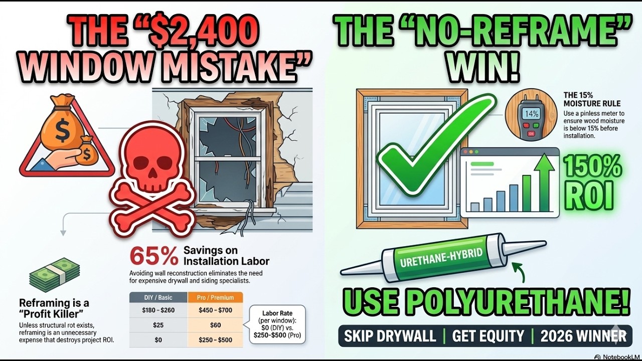 Reframing Window Reframing For Mobile Home Windows - YouTube