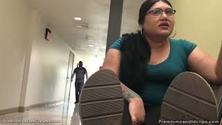 Public Girls Feet Reflexology Interview 67 School Project - More On Website