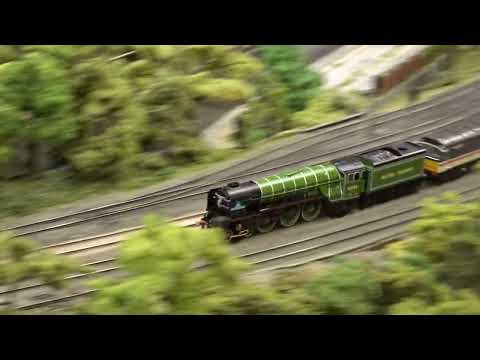Kendal Model Railway Exhibition: (SCORBITON OO Gauge Layout) The LNER Class A1 No.60163 'Tornado'.