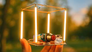 DIY Copper Wire Cube Lamp — Minimalist Ambient Glow