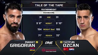 Marat Grigorian vs. Tayfun Ozcan | ONE Championship Full Fight