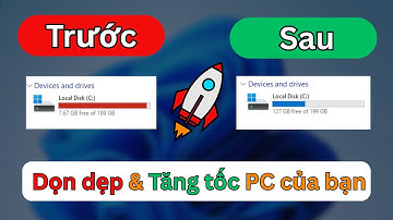 Cách Dọn Ổ C & Tăng Tốc PC Windows 10/11 — Giải Phóng Ổ C Nhanh Không Cần Phần Mềm
