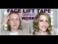 GIVING MYSELF A FACELIFT |  INSTANT FACELIFT TUTORIAL |  HOW TO LIFT SAGGING SKIN