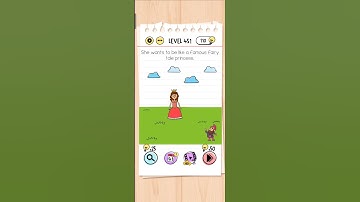 Brain Test Level 451 | She wants to be like a famous fairy tale princess