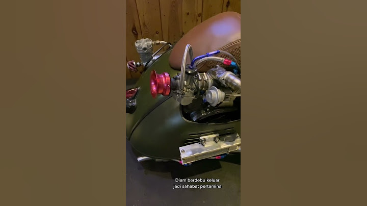 Vespa || Diam berdebu, keluar jadi sahabat Pertamina