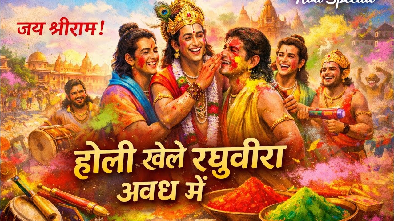 Holi Khele Raghuveera Awadh Me - Holi in Ayodhaya #HoliSong #LatestHoliSong2026 होली खेले रघुवीरा