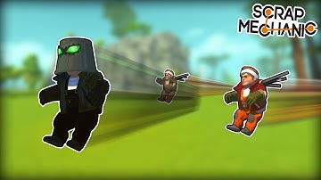 We Built and Raced INVISIBLE Cars! (Scrap Mechanic Multiplayer Monday)