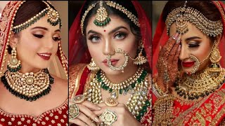 Bridal Jewellery Designs 2024/Trending Bridal Makeup/Full Bridal Jewellery Set/Latest Lehenga Design