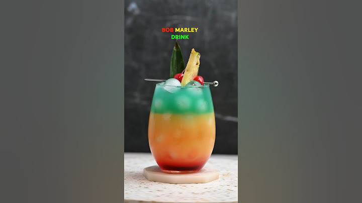 Bob Marley Drink 🍹 #cocktails #bobmarley #summerdrink