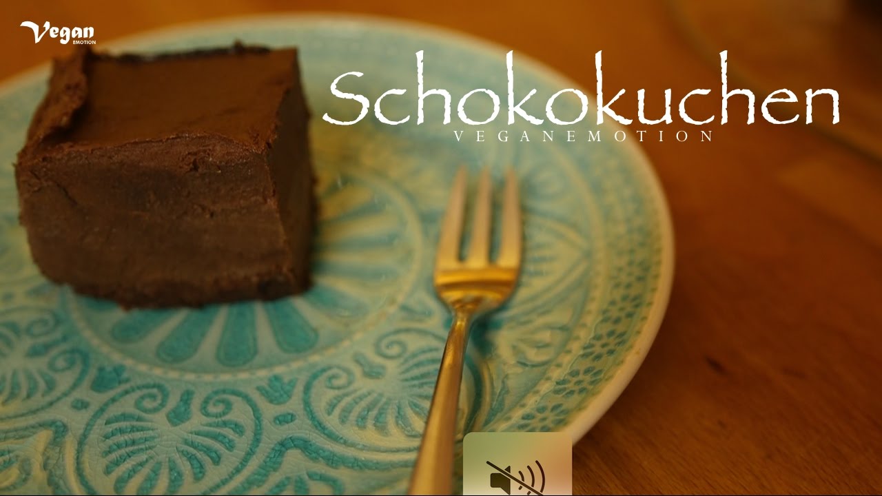 Schokokuchen / Vegan / Rohkost / veganemotion