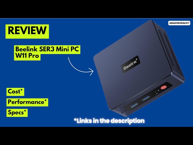 Beelink SER3 Mini PC Review 🔥 Ryzen 3, 16GB RAM, 500GB SSD | Best