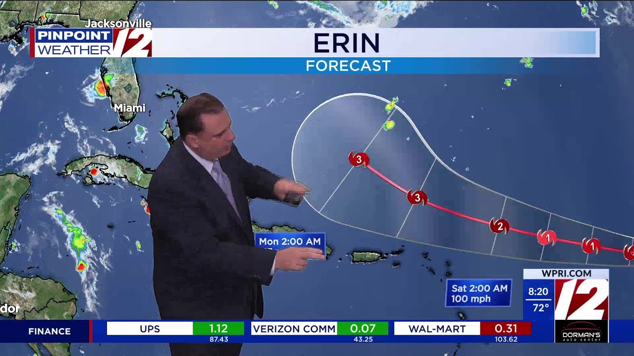 WPRI 12 Weather Forecast for 8/13/25: Very humid today with a late day ...
