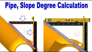 How to calculate the slope of an existing pipe.