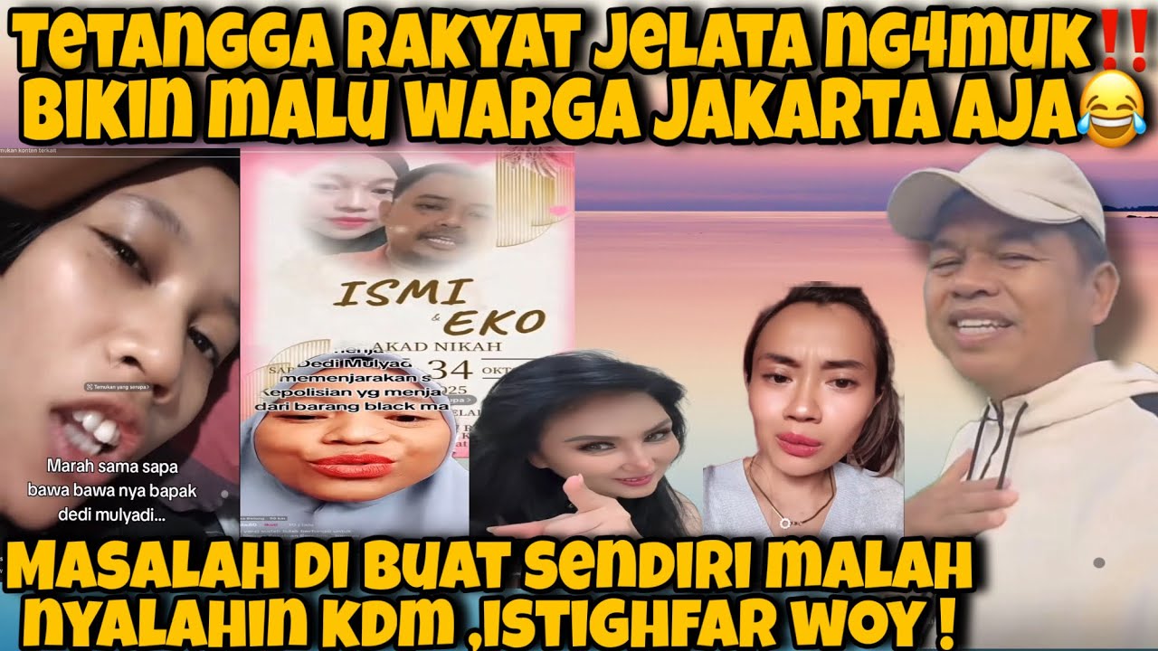 RAKYAT JELATA DI SEMPROT AMA TETANGGANYAH SENDIRI-MASALAH DI BUAT SNDIRI EH NYALAHIN KDM WKWK