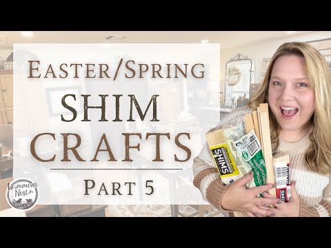 🥕Turn Contractor Shims into Carrots | 3 Rustic Spring DIY Decor
