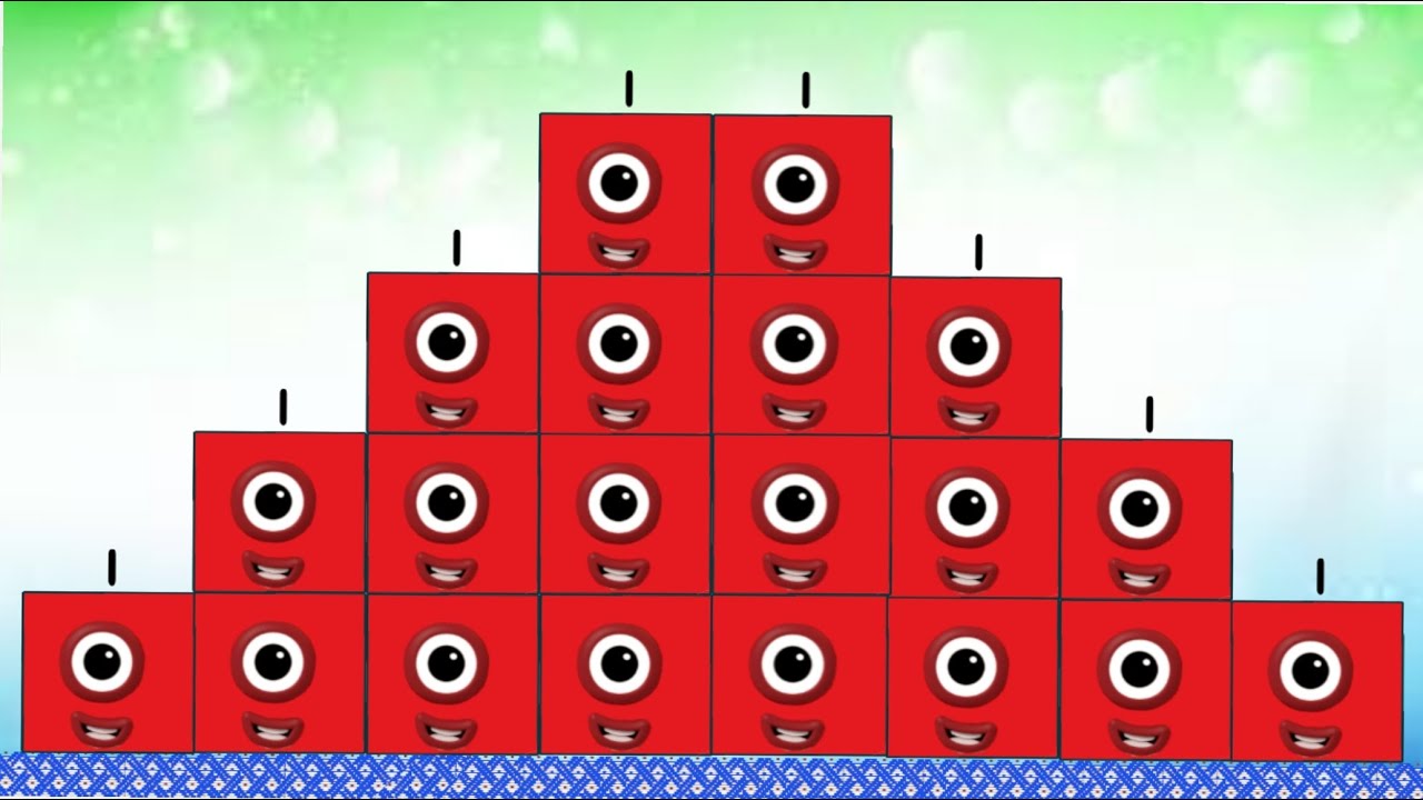 NUMBERBLOCKS 1 | COMBINE TO FORM A STRUCTURED PYRAMID, MAKING ADDITION ...