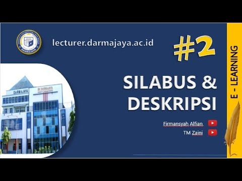 #2 Dosen ISI SILABUS & DESKRIPSI | lecturer.darmajaya.ac .id