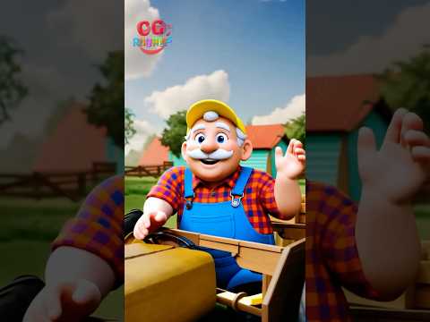 Old Macdonald Had A Farm Rhymes and Songs for Kids | Grandpa’s Tractor👴🏼Farm Sounds