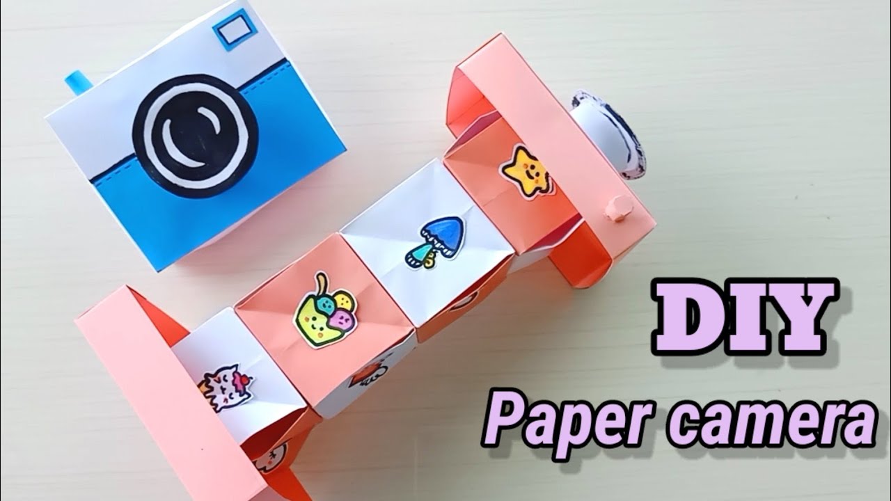 Diy Magic Paper Camera Photo Box Paper Craft Paper Camera Diy