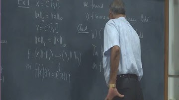 Class 26 - Functional Analysis