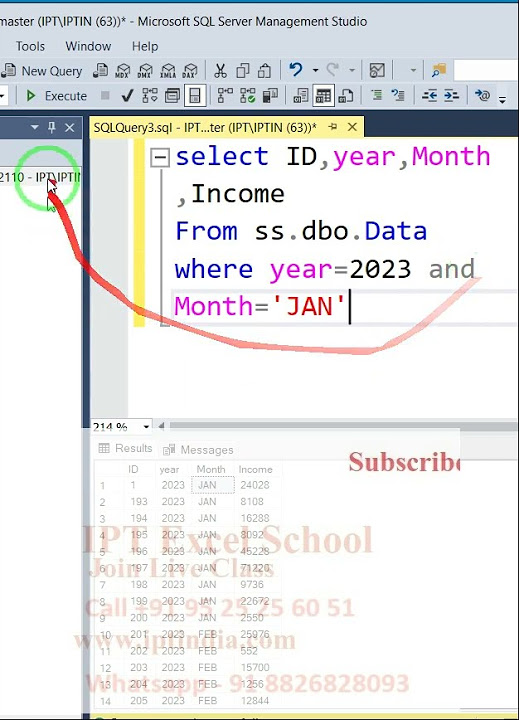 Step by Step MS SQL Server Query Tutorial in Hindi with Sujeet Sir ...