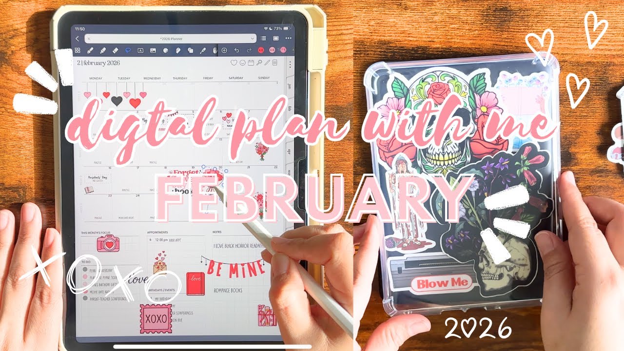 Digital Plan With Me | February