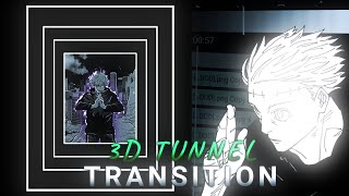 3D tunnel transition tutorial | alight motion | edit like a professional 🔥