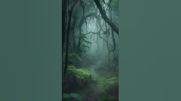 Rainy Forest (AI GENERATED) #dream #aiart #calm #relaxing #trending #shorts #forest