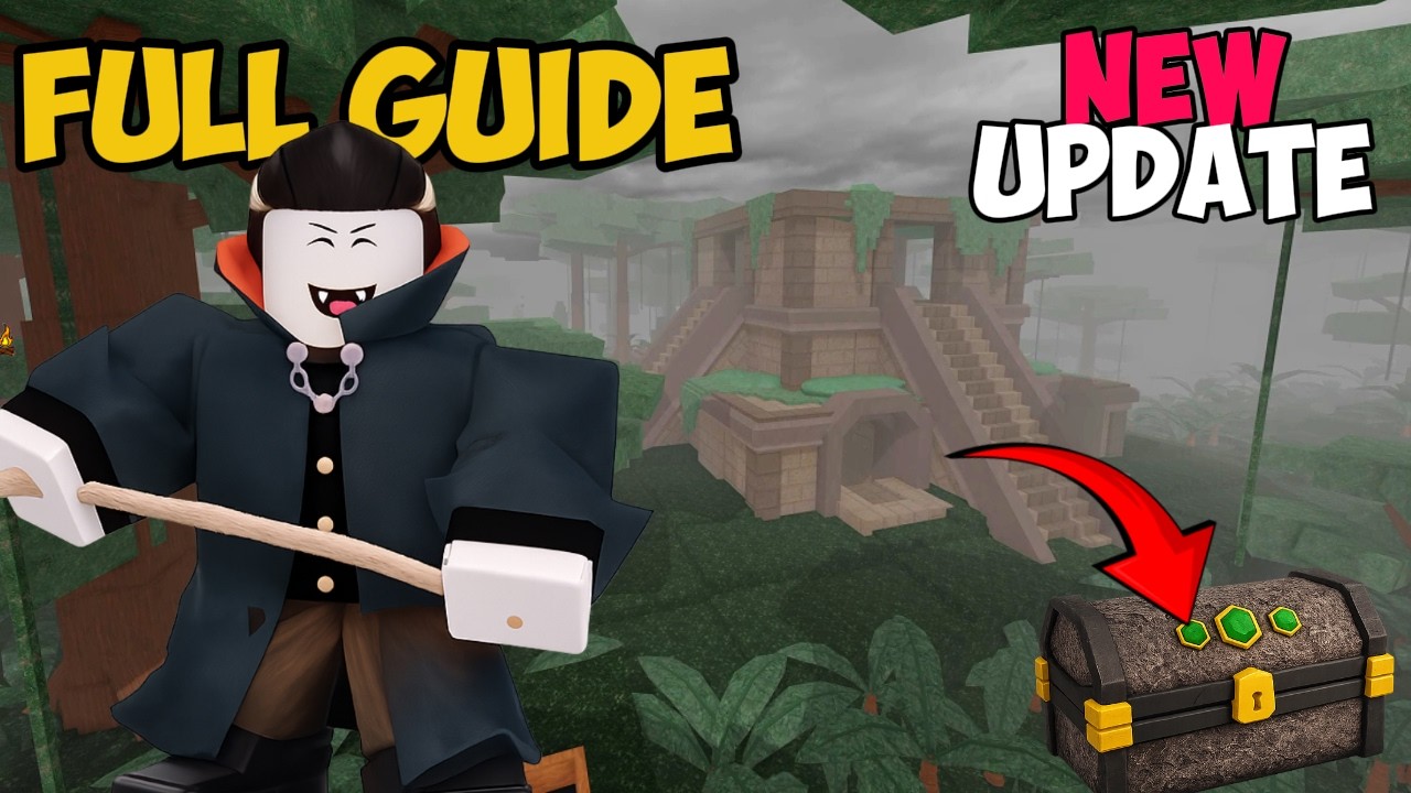 How to Complete Temples In New Jungle Biome Update | in 99 Nights in the Forest  | Roblox